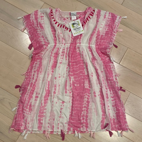 The original Flap Happy Kailea Kaftan beach cover up paradise pink - Picture 2 of 12